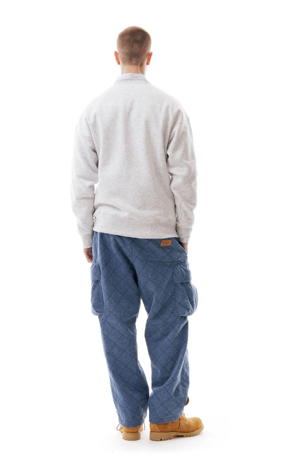 Lc23 Embroidered Sweatshirt Grey Prezzo Ridotto