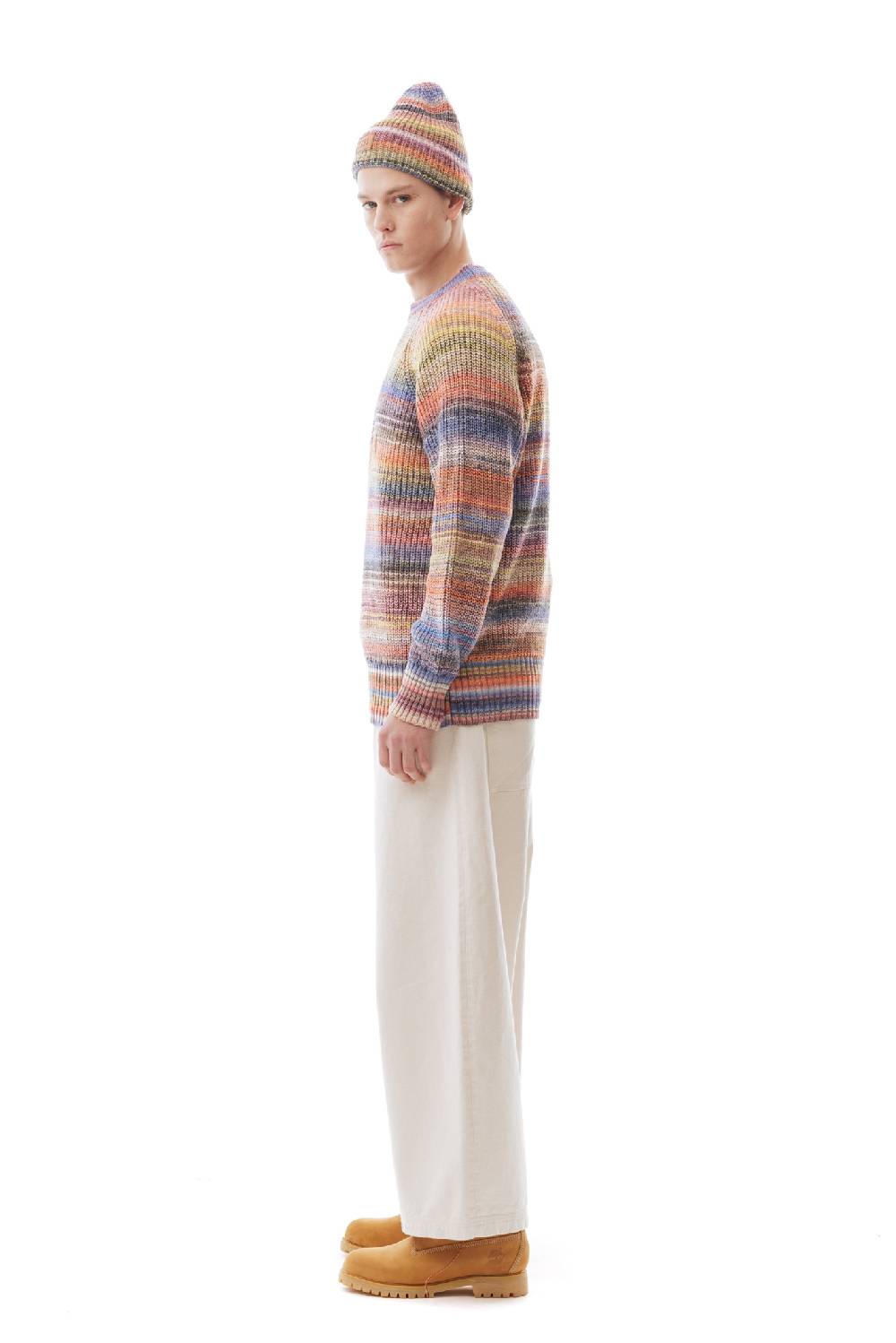 Lc23 Multicolor Sweater Cream/Blue/Pink Convenienza