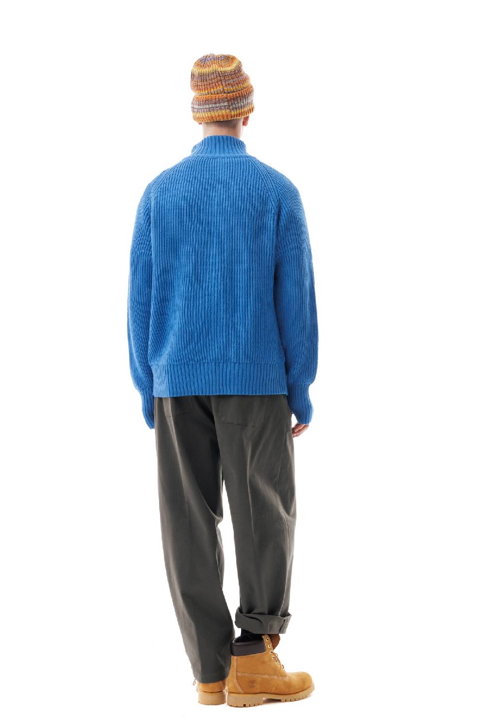 Lc23 English Knit Zip Sweater Blue Novità