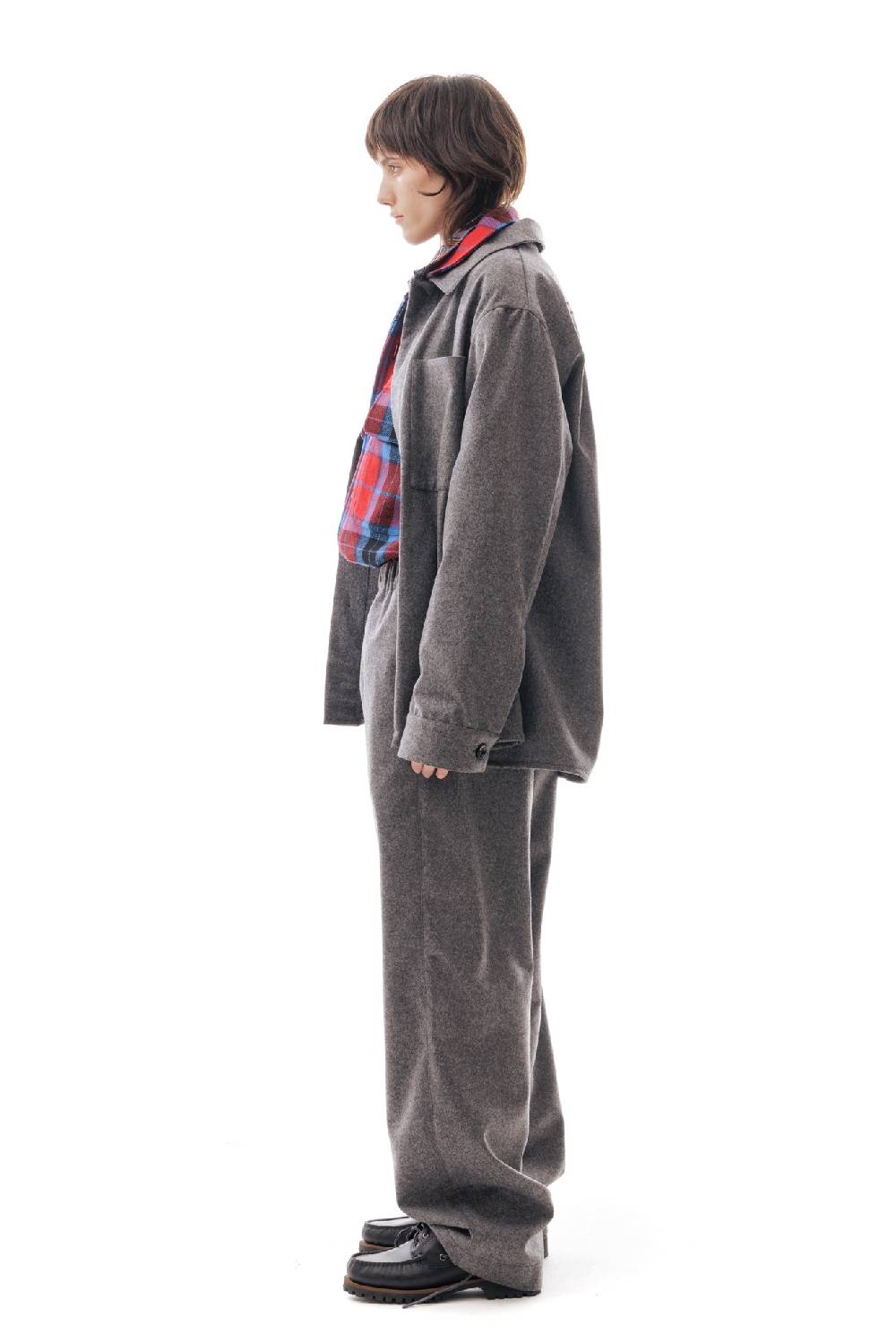 Lc23 WR Wool Overshirt Grey Offerte