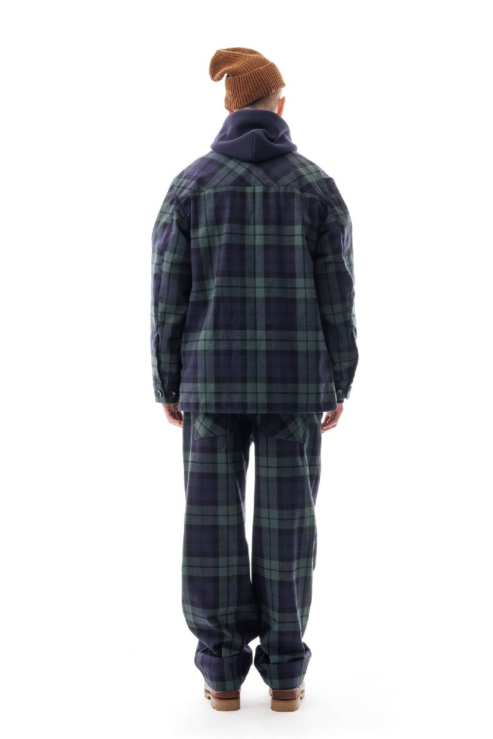 Lc23 Blackwatch Wool Overshirt Saldi Di Fabbrica