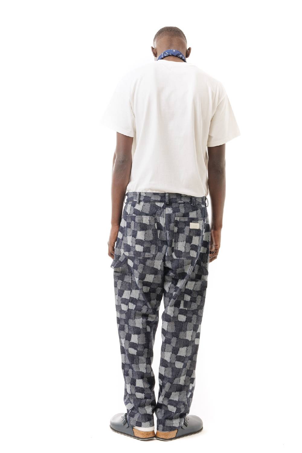 Lc23 Patchwork Denim Work Trousers Shopping online