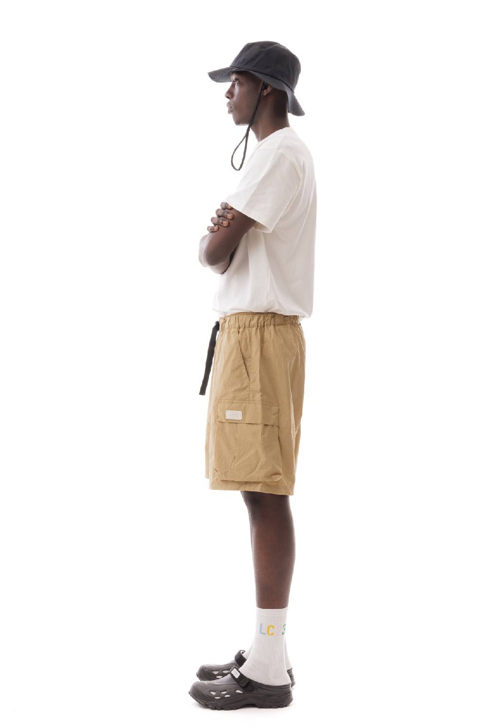 Lc23 Nylon Cargo Shorts Camel Cyber Monday