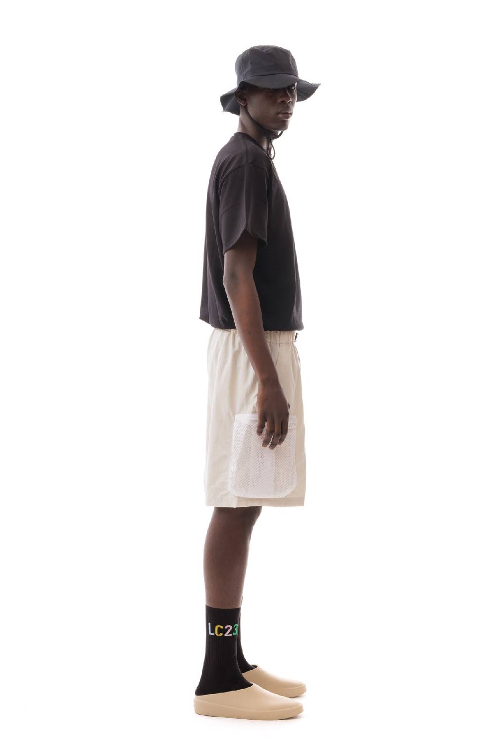 Lc23 Nylon Cargo Shorts White Offerta natalizia