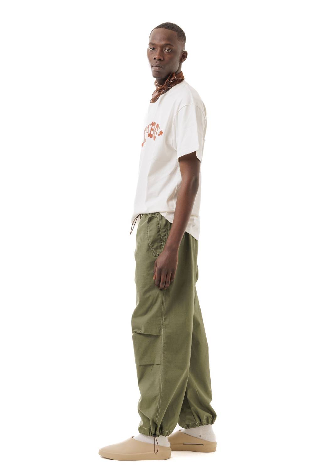 Lc23 Paracadute Pants Army Green Offerta Giorno del Papà