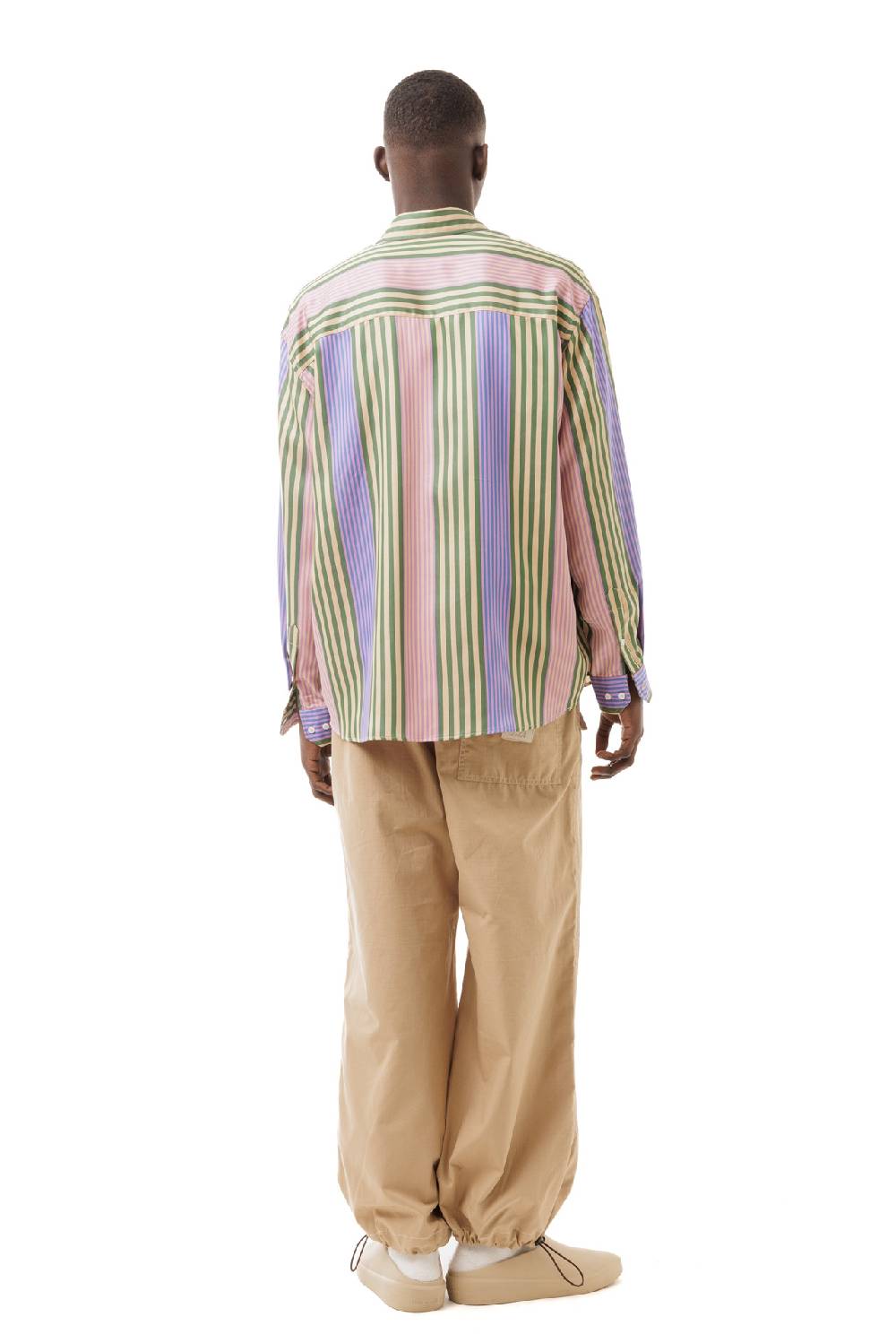 Lc23 Stripes Violet-Green Shirt Online Outlet