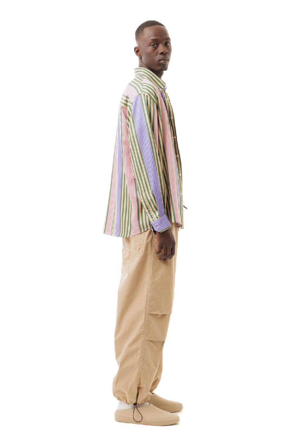 Lc23 Stripes Violet-Green Shirt Online Outlet