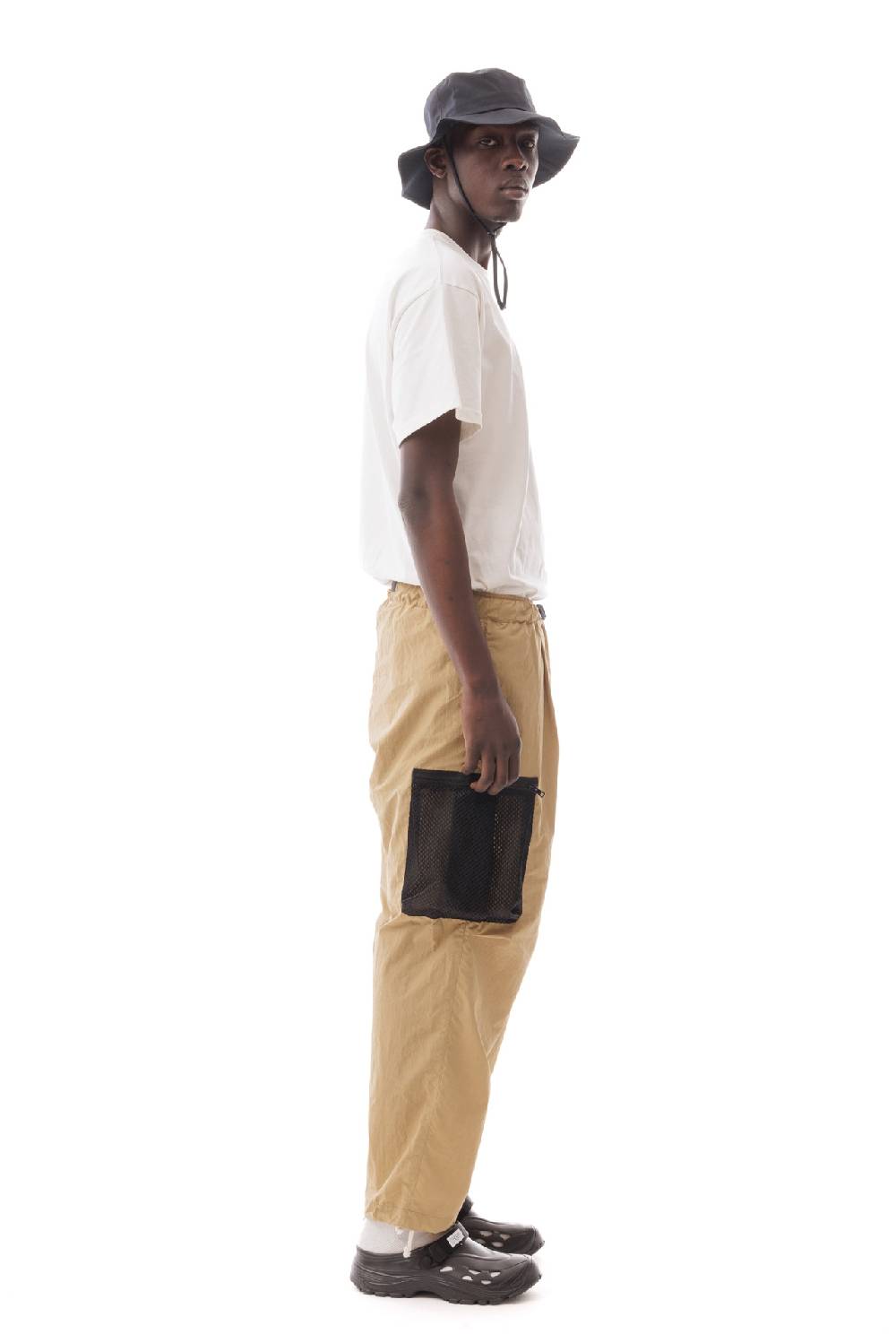 Lc23 Nylon Cargo Pants Camel Offerte giornaliere