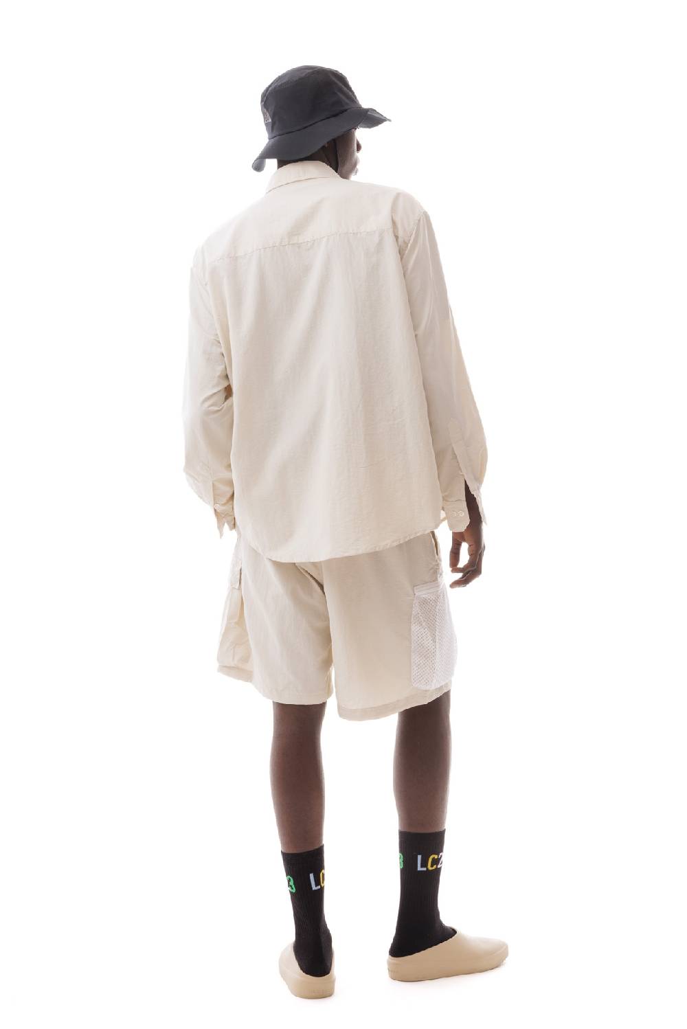 Lc23 Multipocket Nylon Shirt White Super Saving Price