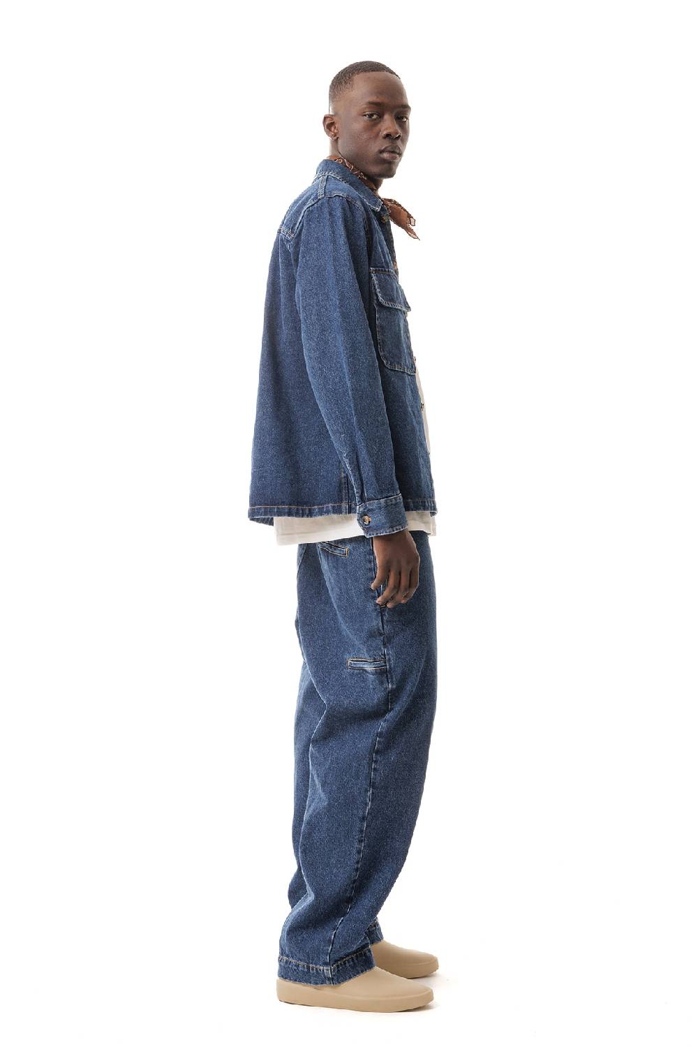 Lc23 Denim Embroidered Overshirt Rilascio limitato