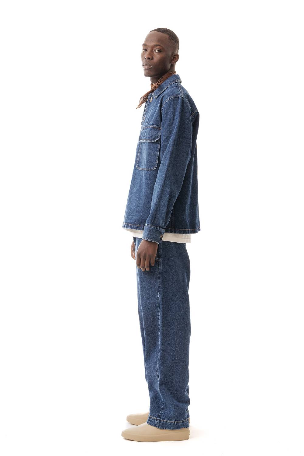 Lc23 Denim Embroidered Overshirt Rilascio limitato