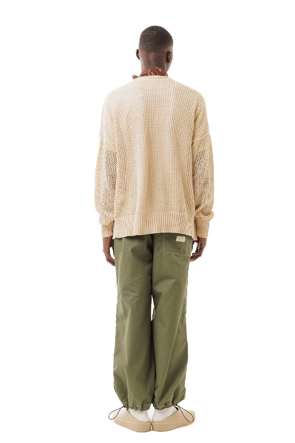 Lc23 Perforated Cardigan Beige Solo un giorno rimasto