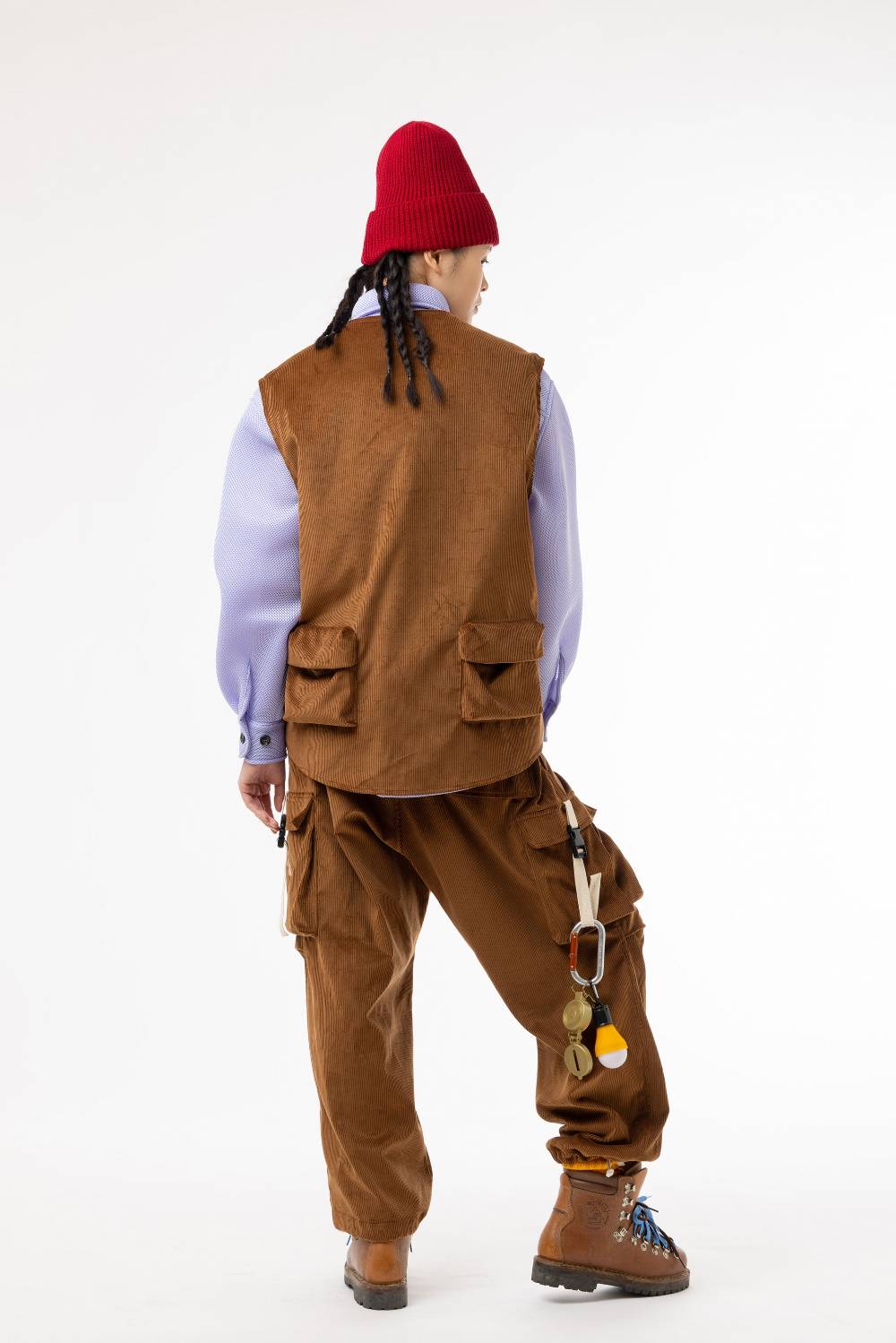 Lc23 Corduroy Cargo Pants Brown Sconti questo mese
