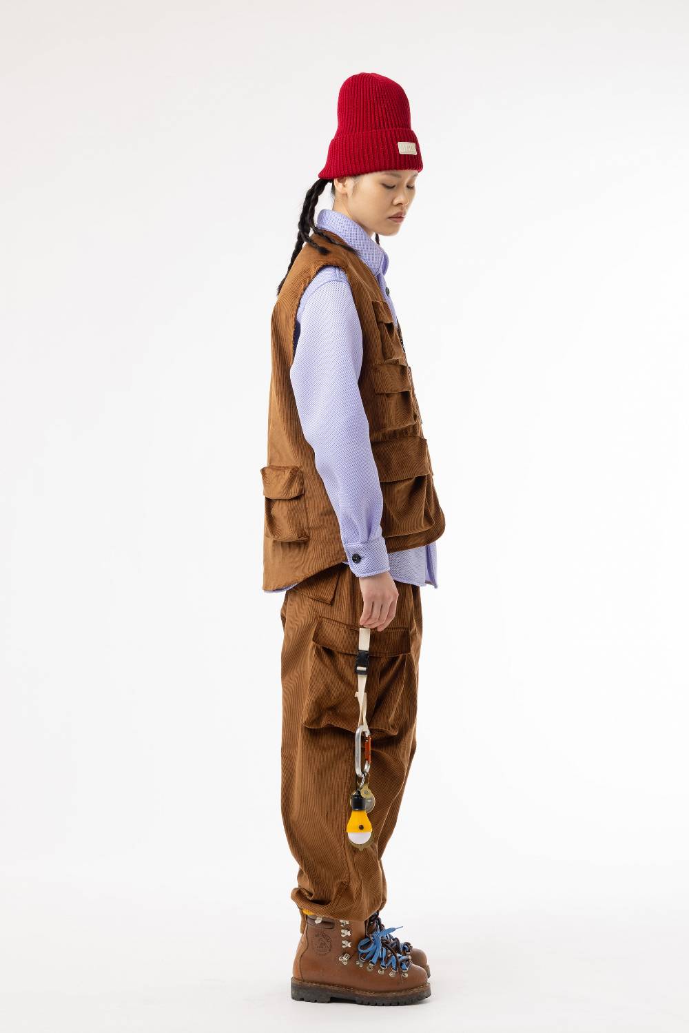 Lc23 Corduroy Cargo Pants Brown Sconti questo mese
