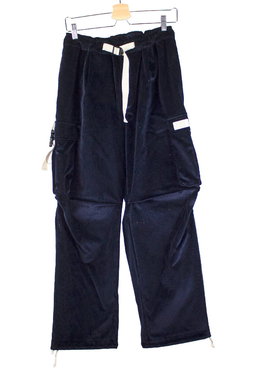 Lc23 Corduroy Cargo Pants Navy Italy
