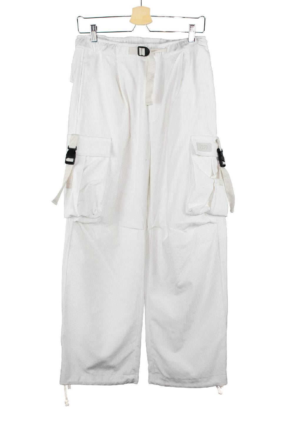 Lc23 Corduroy Cargo Pants White Italia