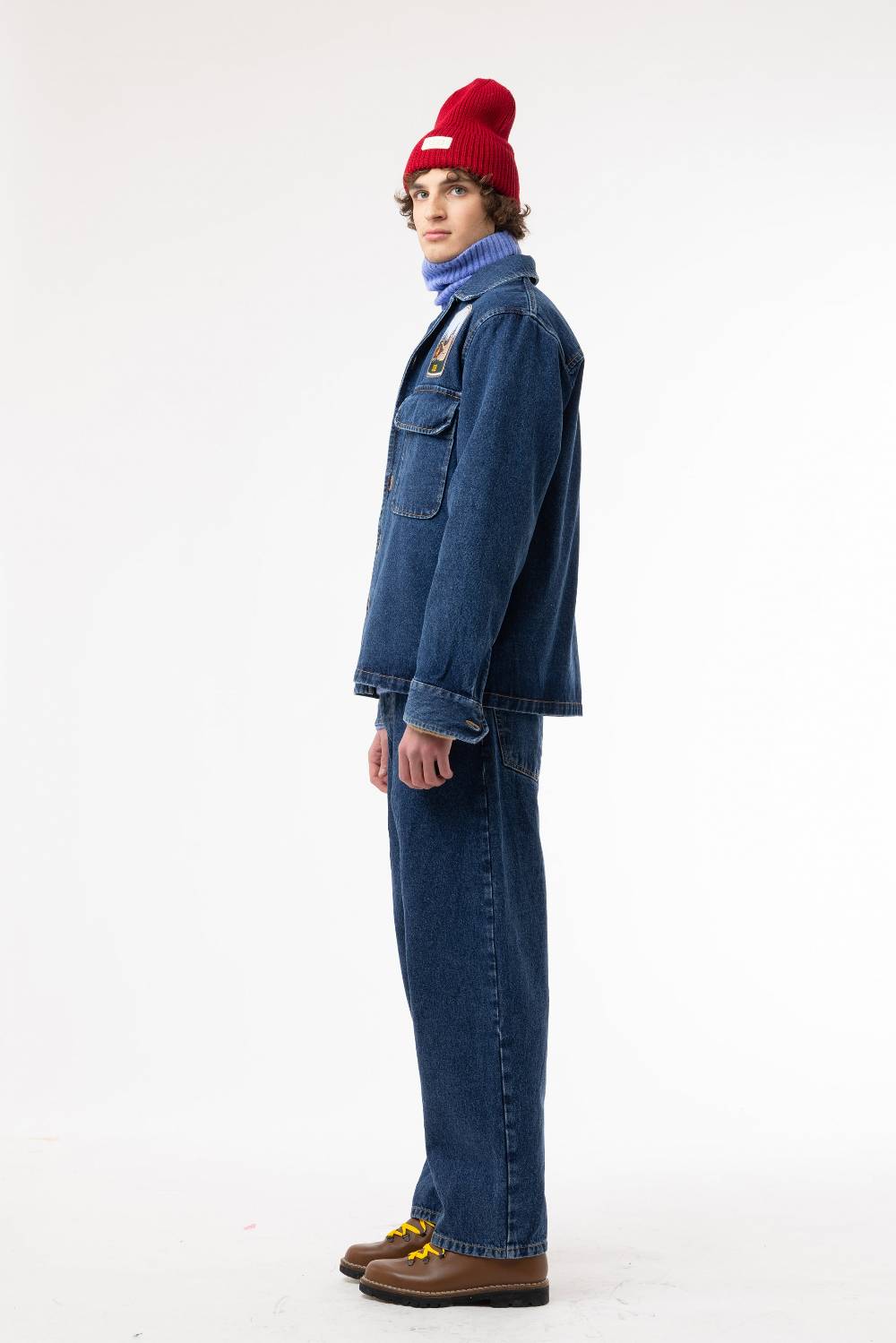 Lc23 Denim Patch Overshirt Qualità
