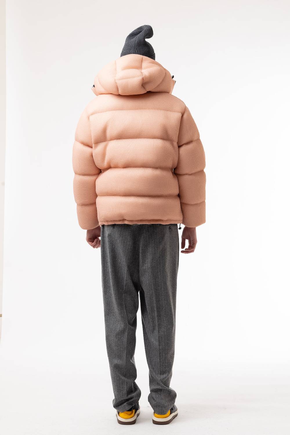 Lc23 Mesh Down Jacket Pink Spedizione Gratuita