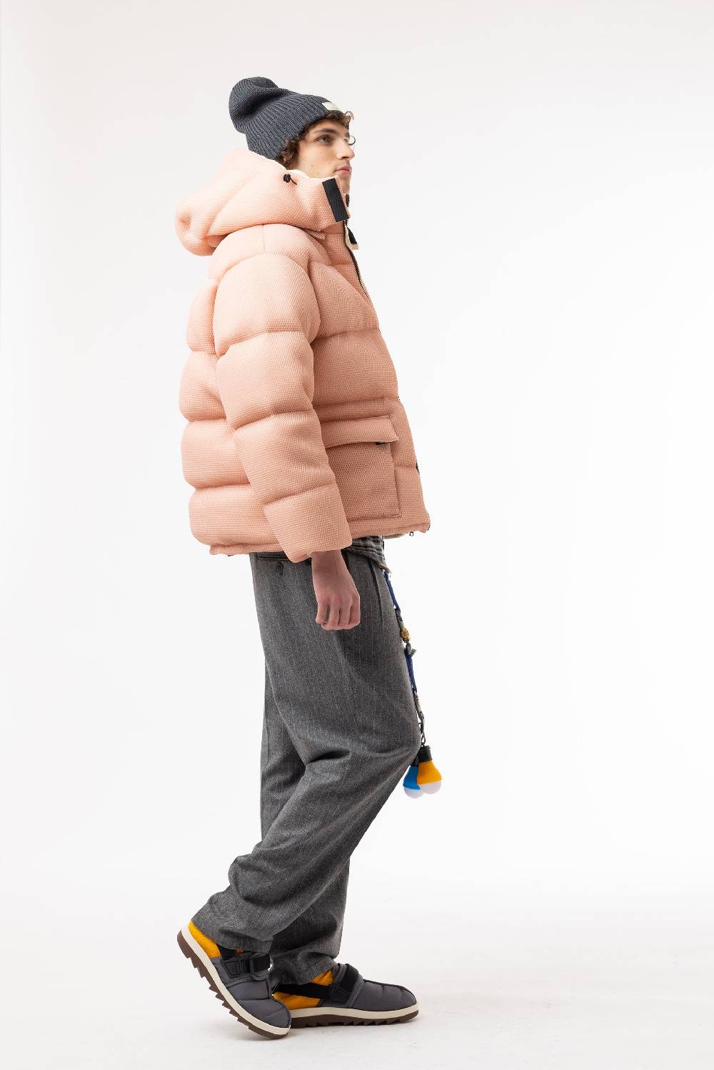 Lc23 Mesh Down Jacket Pink Spedizione Gratuita