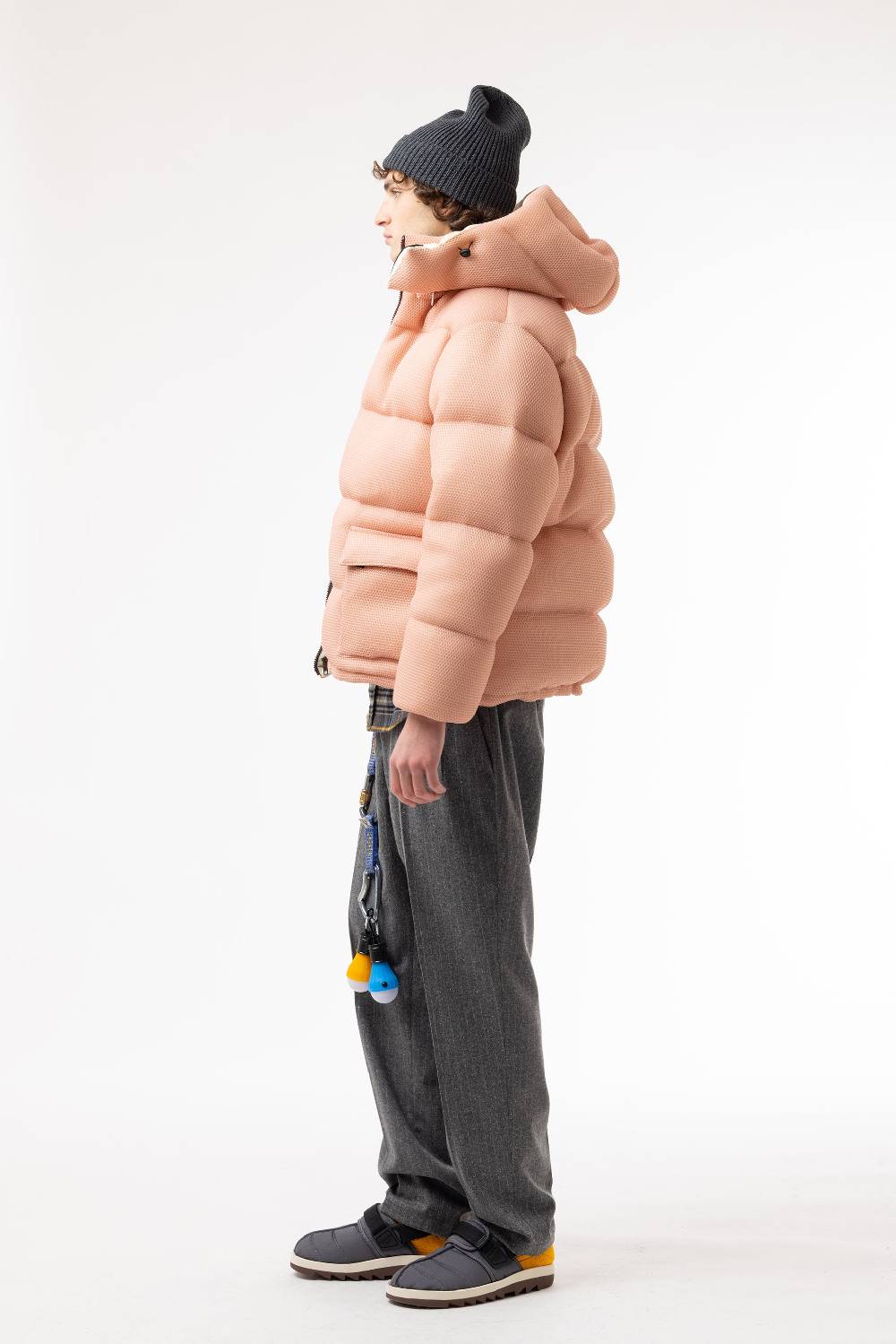 Lc23 Mesh Down Jacket Pink Spedizione Gratuita