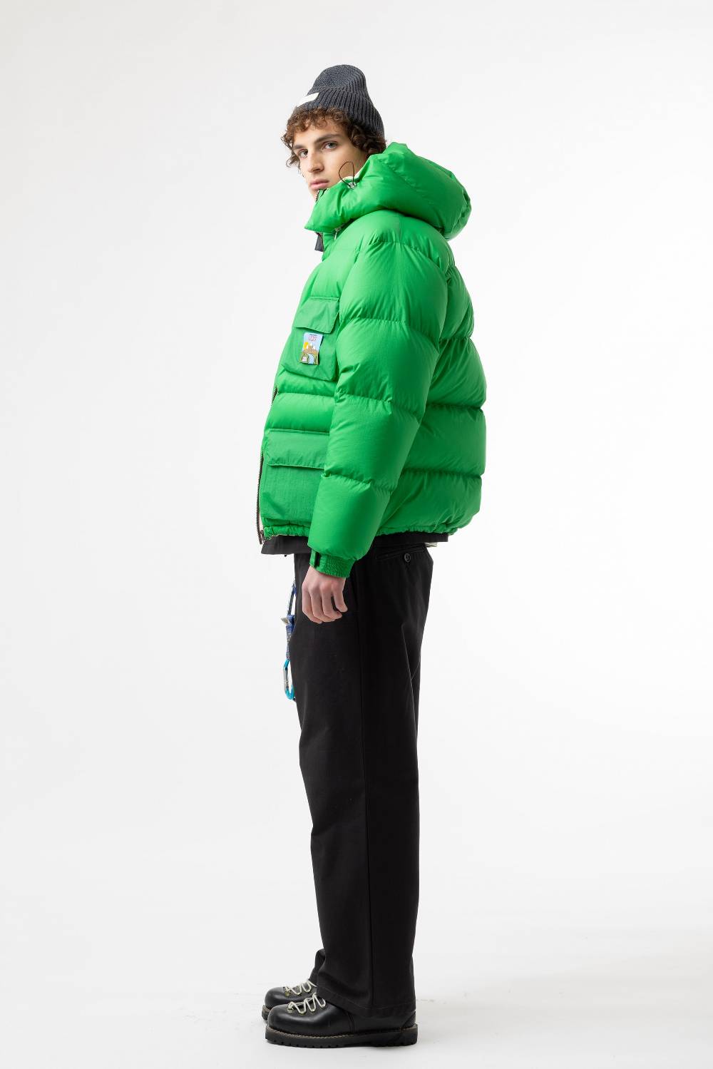 Lc23 Multipocket Down Jacket Green Pezzi Unici