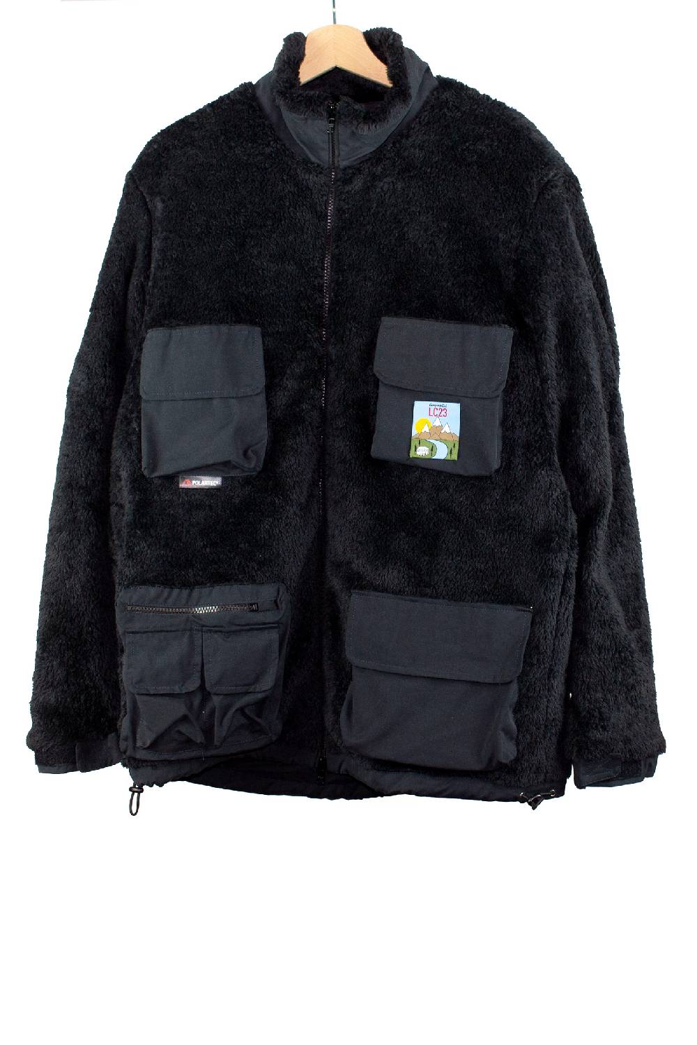 Lc23 Polartec Sherpa Jacket Black Consegna Veloce