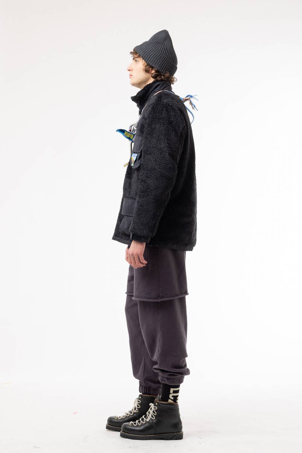Lc23 Polartec Sherpa Jacket Black Consegna Veloce