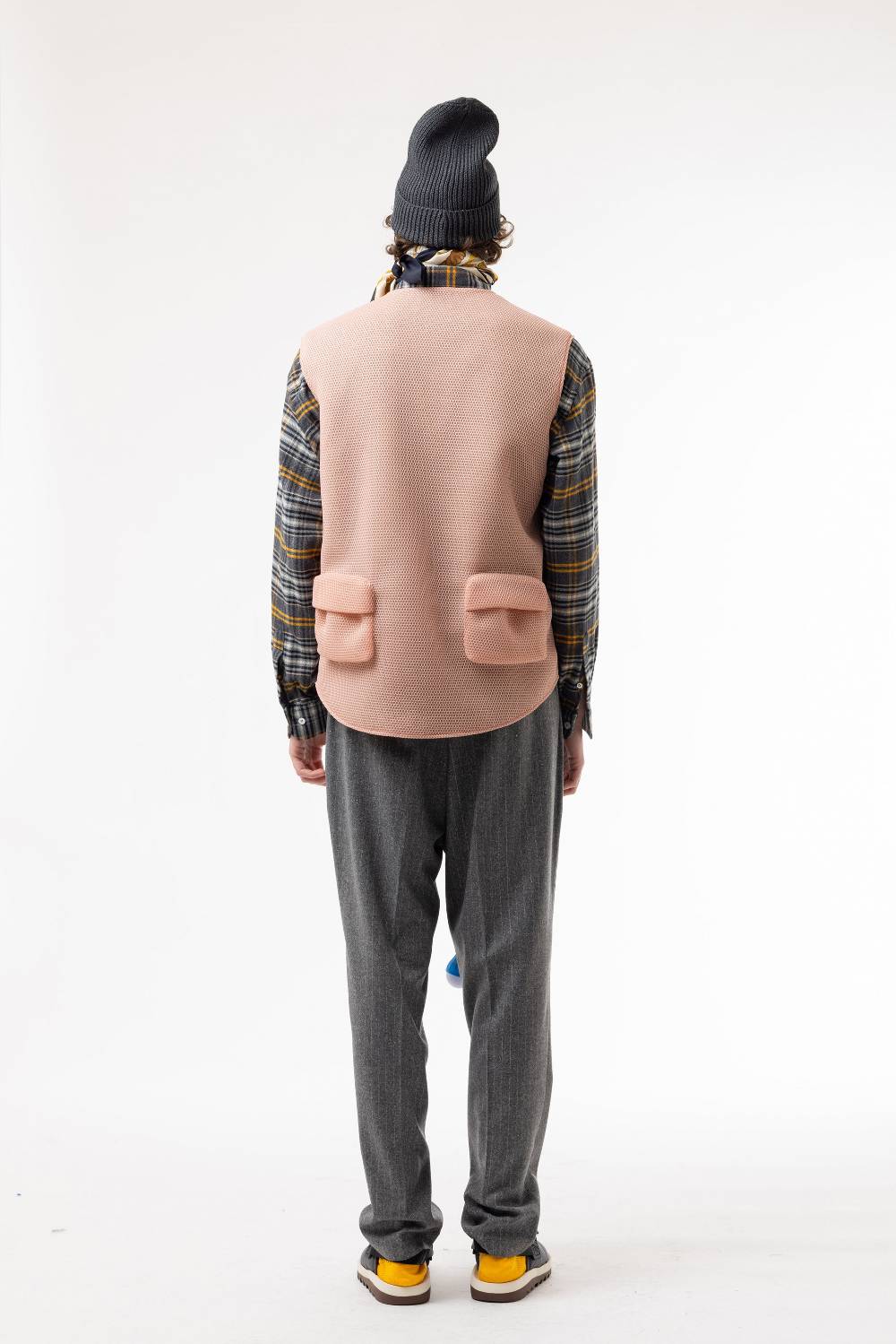 Lc23 Mesh Multipocket Vest Pink Prezzo Ridotto