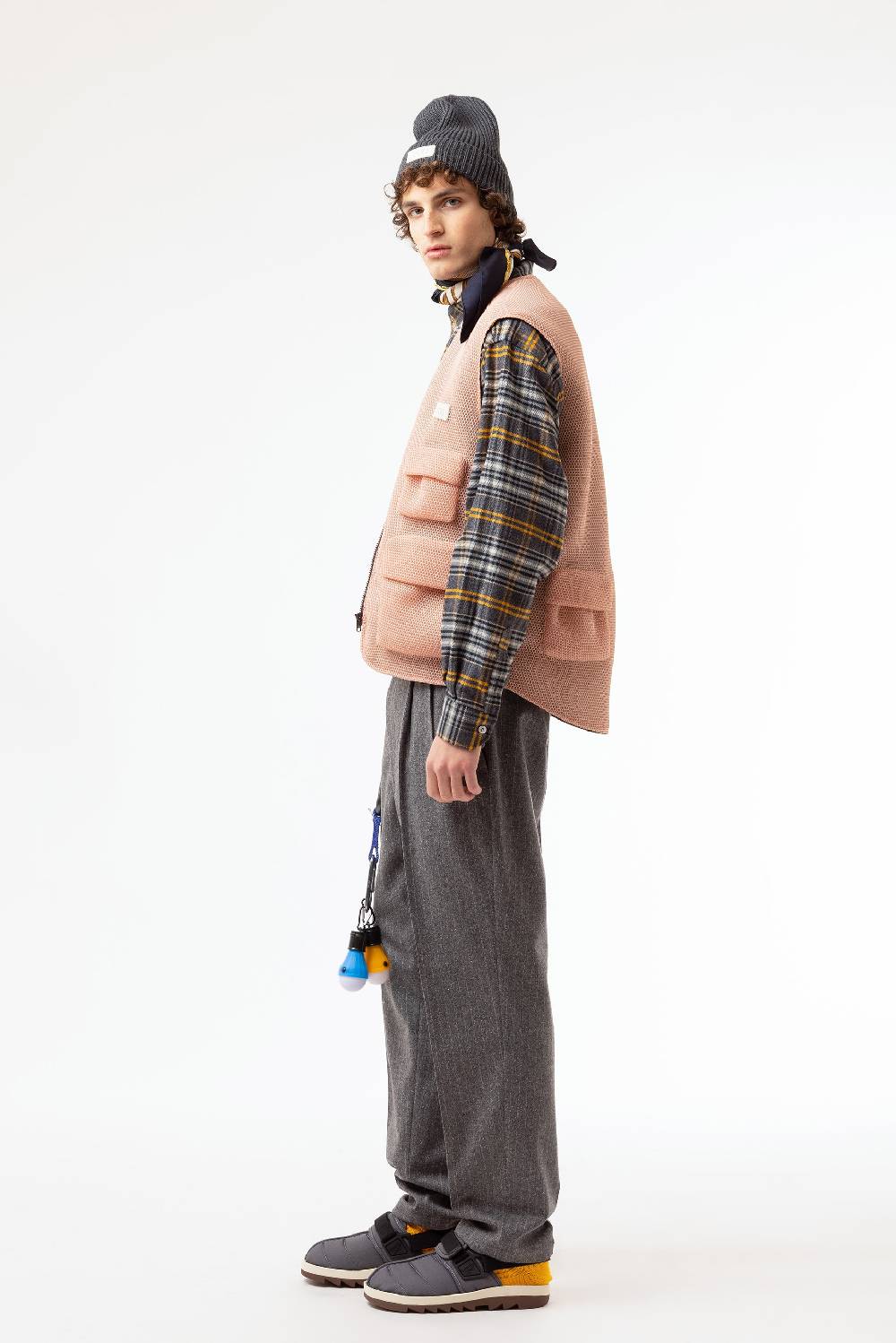 Lc23 Mesh Multipocket Vest Pink Prezzo Ridotto