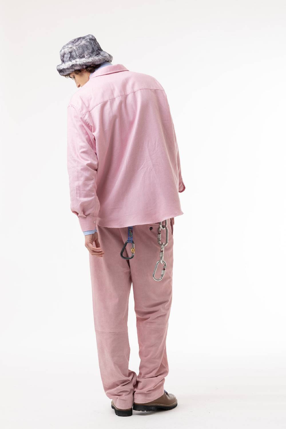 Lc23 Flannel Multipocket Shirt Pink Sottocosto