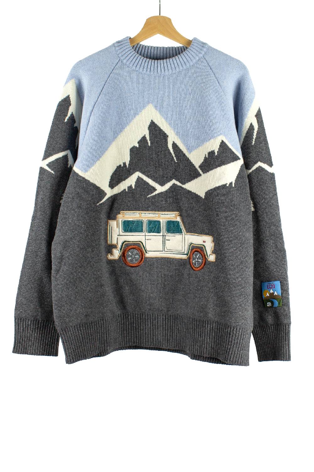 Lc23 Jeep Jaquard Sweater In Vendita