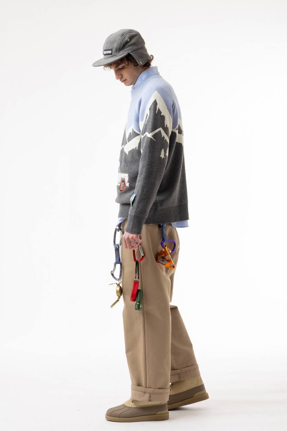 Lc23 Jeep Jaquard Sweater In Vendita