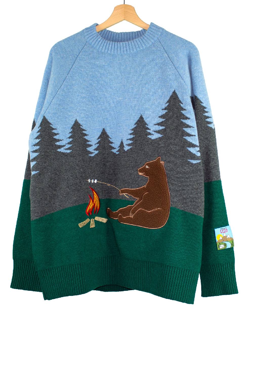 Lc23 Bear Jaquard Sweater Saldi