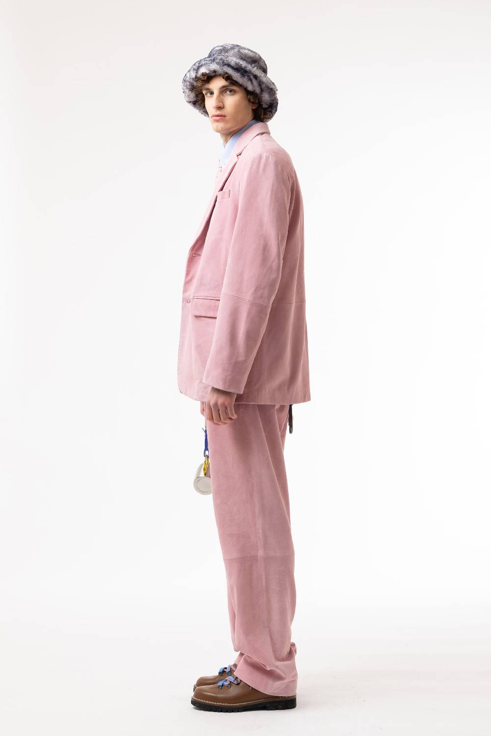 Lc23 Suede Blazer In Saldo