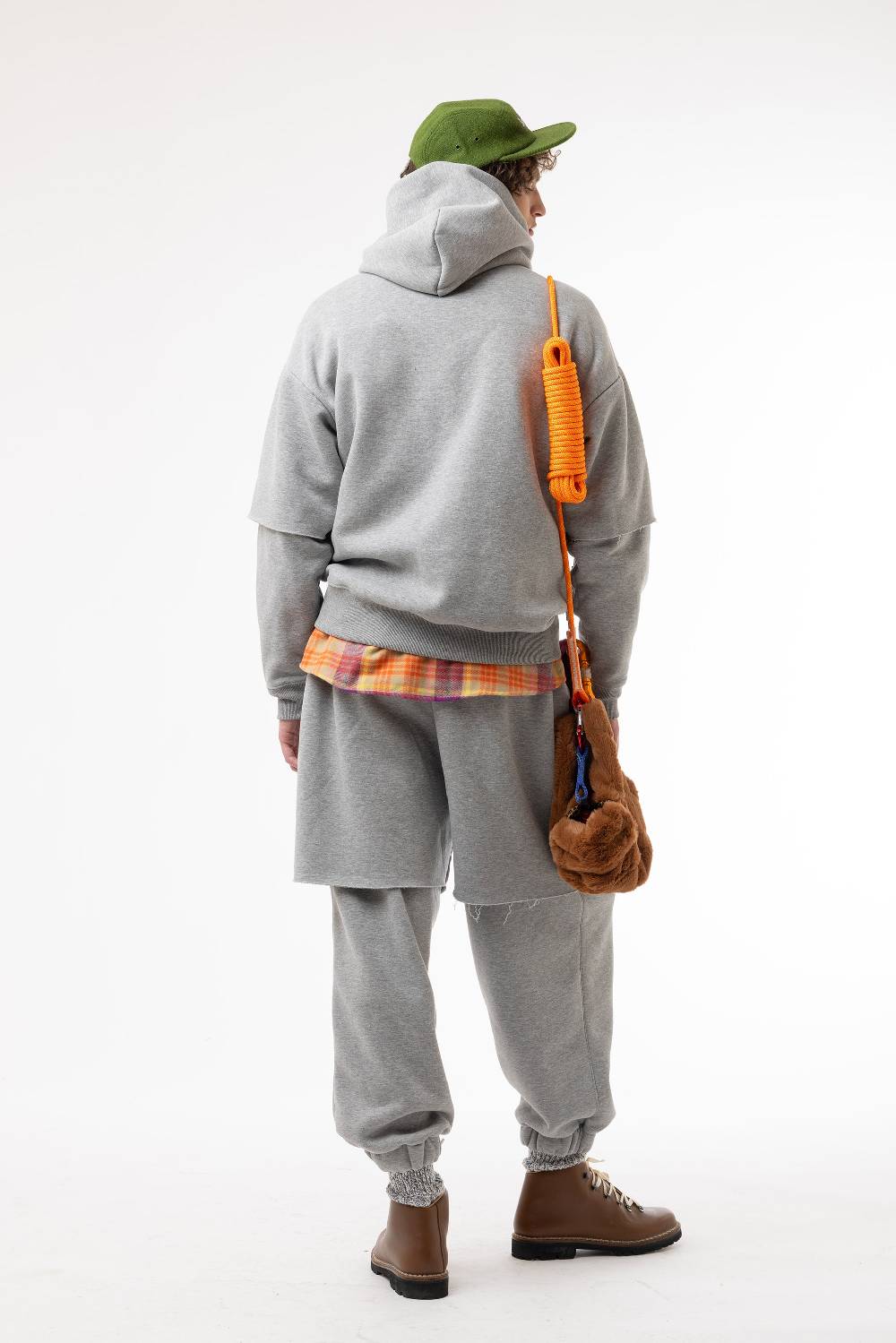 Lc23 Double Pants Grey Grande vendita