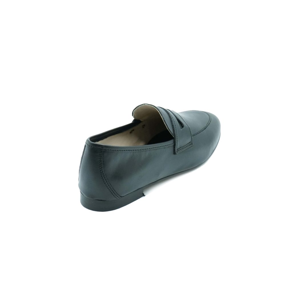 Lea Gu mocassino in nappa, bocca di leone frontale, tacco 10mm Negozi Online