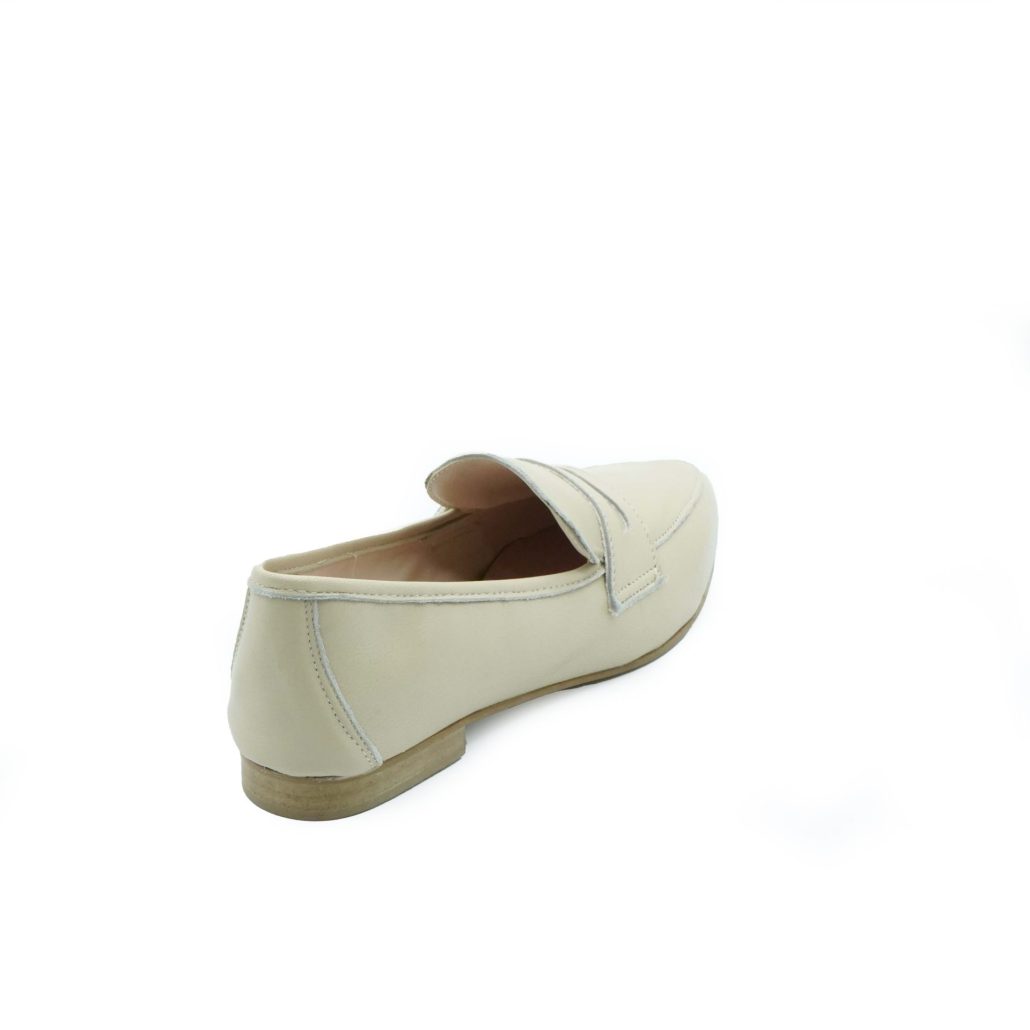 Lea Gu mocassino in nappa, bocca di leone frontale, tacco 10mm Acquista Ora