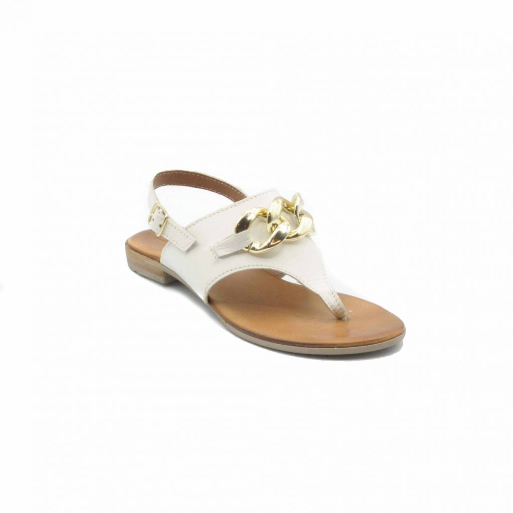 Lea Gu infradito in nappa, accessorio frontale, cinturino in caviglia, tacco 15 mm Vendita