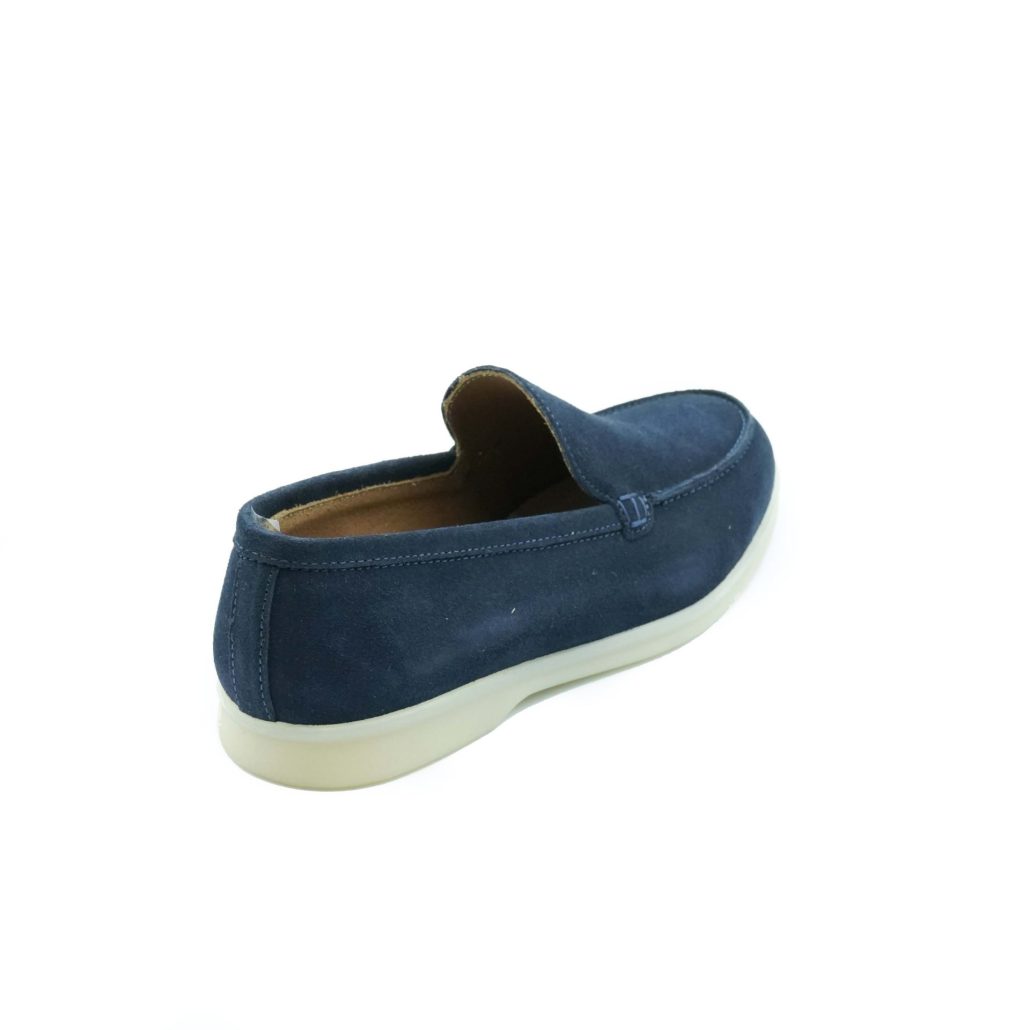Lea Gu mocassino in camoscio, fondo gomma 20mm Promozione Limitata