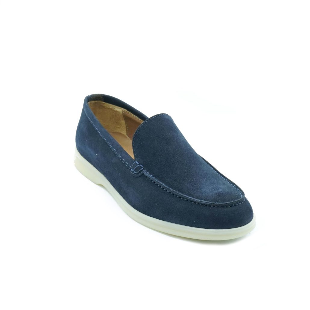 Lea Gu mocassino in camoscio, fondo gomma 20mm Promozione Limitata