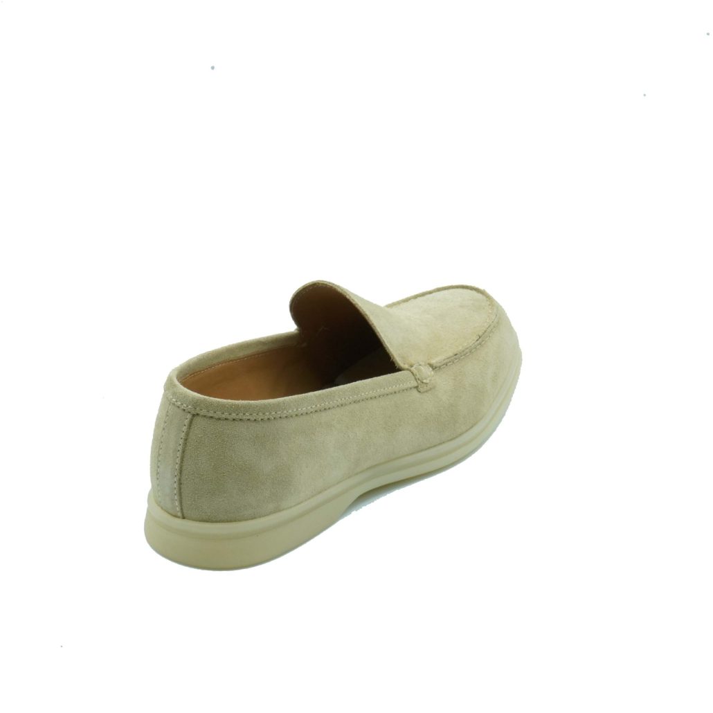 Lea Gu mocassino in camoscio, fondo gomma 20mm Fino Al -60%