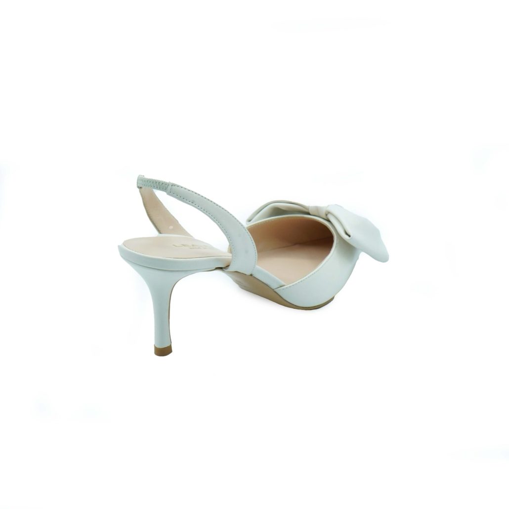 Lea Gu slingback in nappa, fiocco frontale, tacco 65mm Affare Del Giorno
