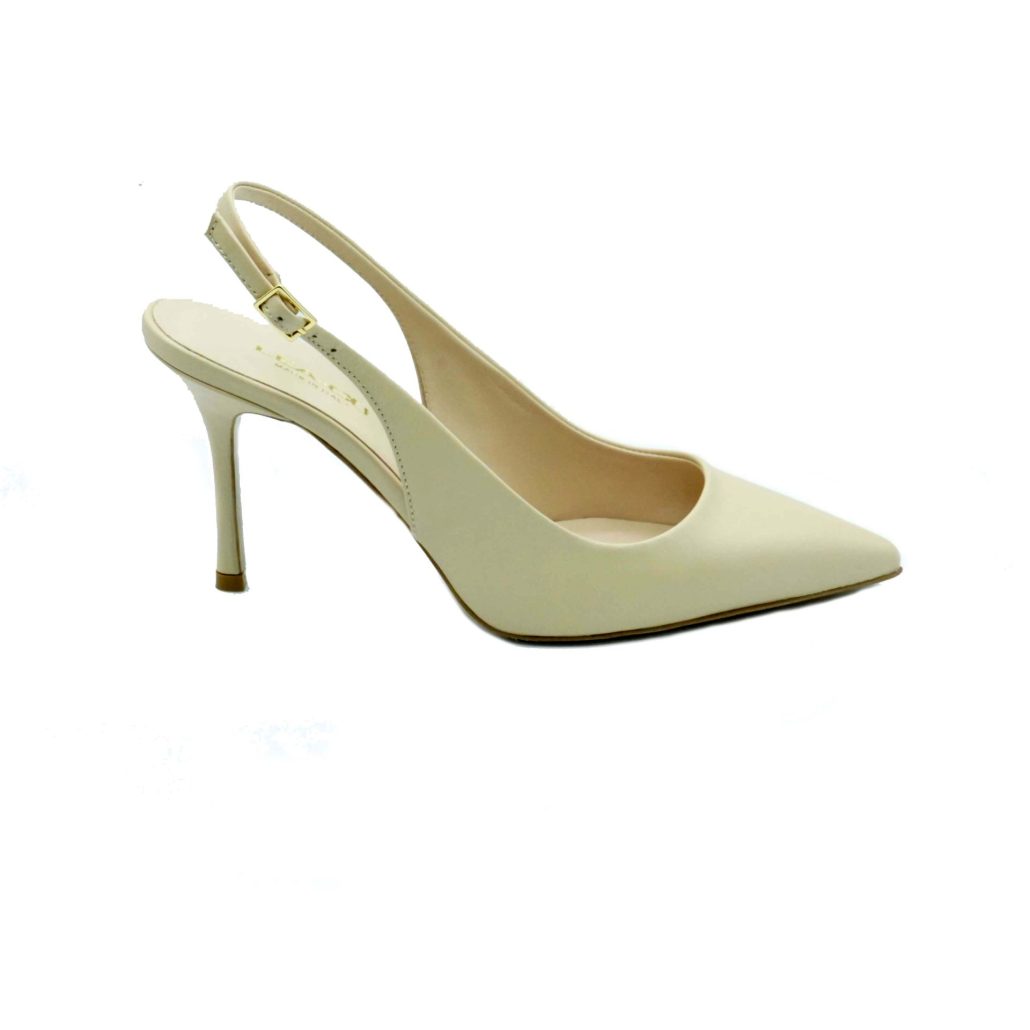 Lea Gu slingback in nappa, tacco 85mm Sconto