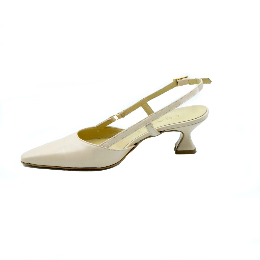 Lea Gu slingback in nappa,tacco 50mm Offerta