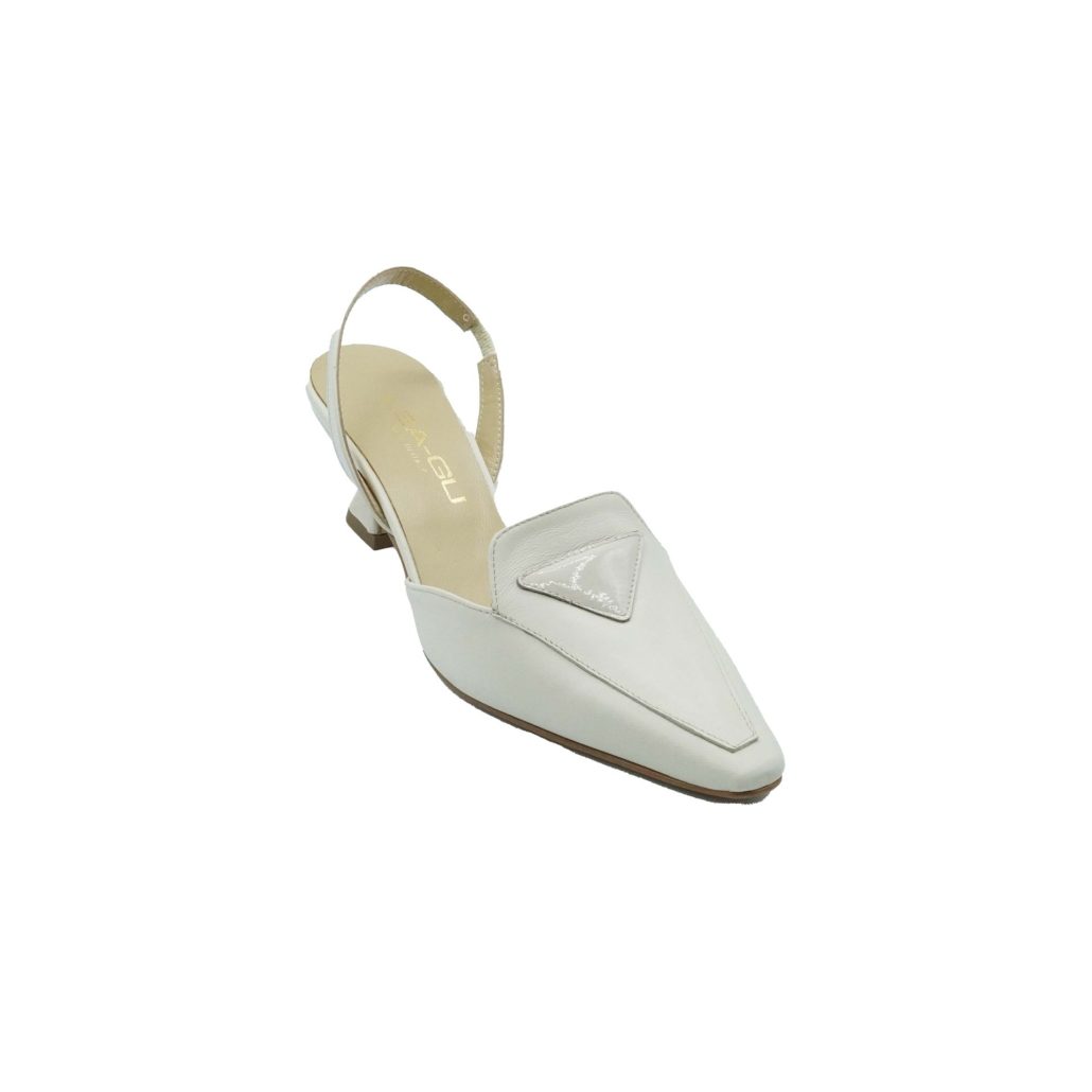 Lea Gu slingback in nappa,tacco 50mm Economico