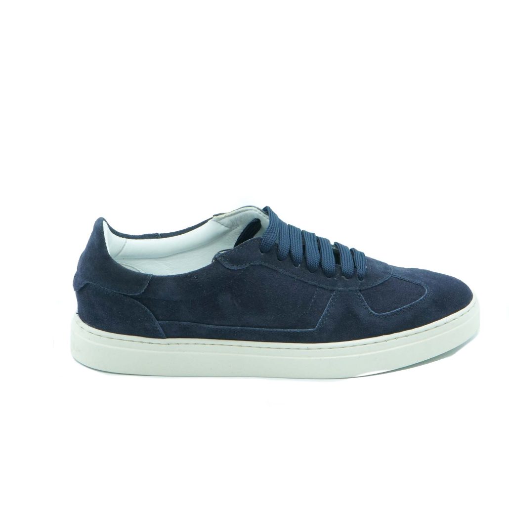 Lea Gu sneakers in camoscio, allacciatura frontale, fondo 30mm Saldi