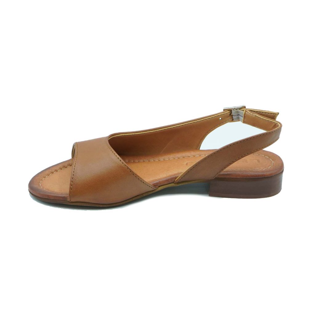 Lea Gu sandalo in nappa, fascia frontale, chiusura posteriore, tacco 20mm Italia
