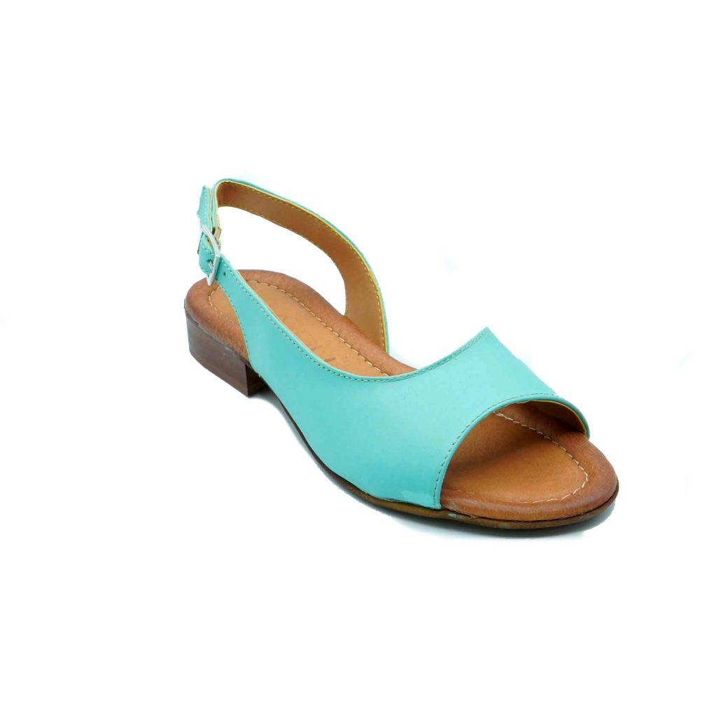Lea Gu sandalo in nappa, fascia frontale, chiusura posteriore, tacco 20mm Italia