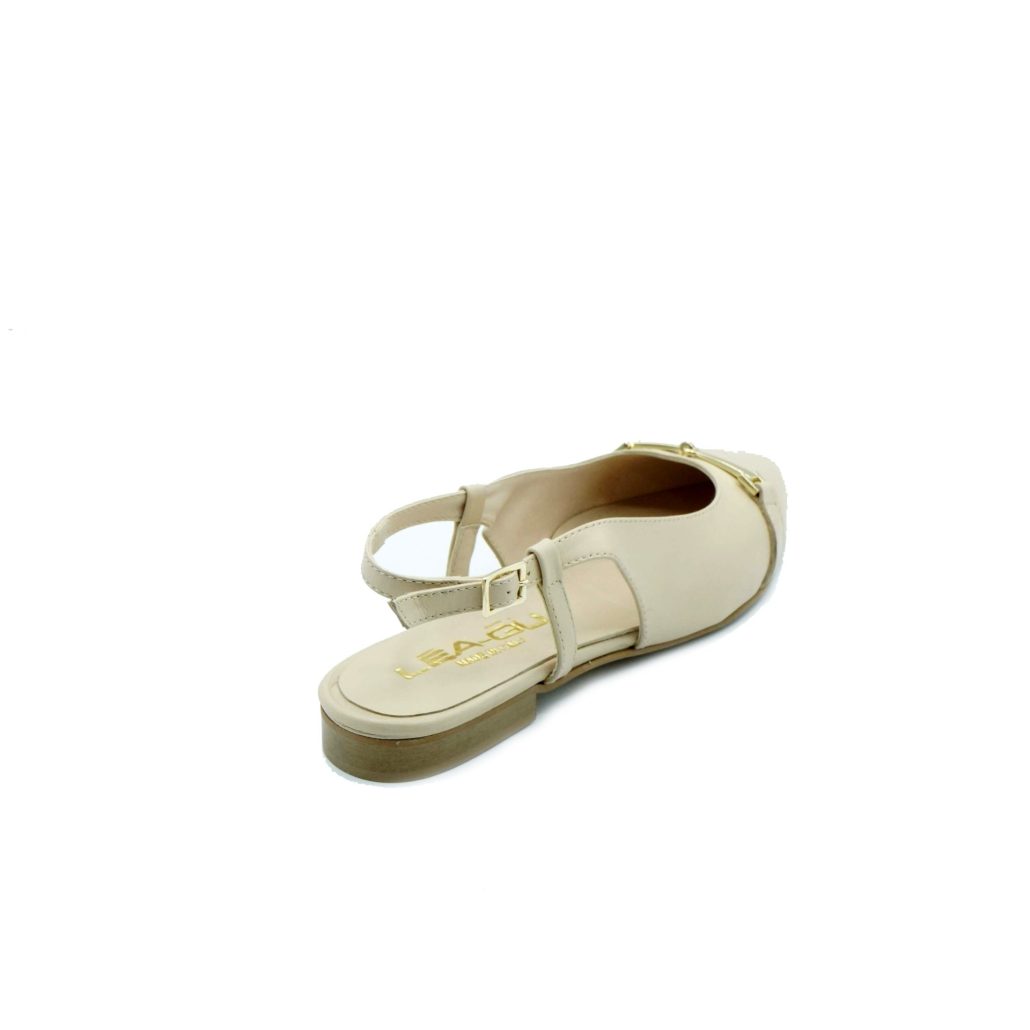 Lea Gu slingback in nappa, accessorio frontale, tacco 10mm Acquista Ora