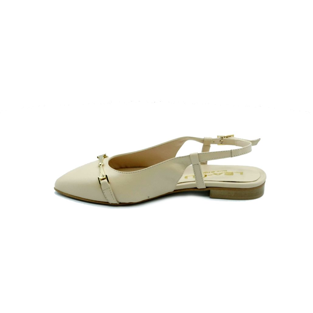 Lea Gu slingback in nappa, accessorio frontale, tacco 10mm Acquista Ora